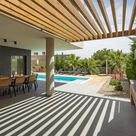 Villa One Way For 8 People Near Medulin With Heated Pool, Kids Playground & Only 200 M From The